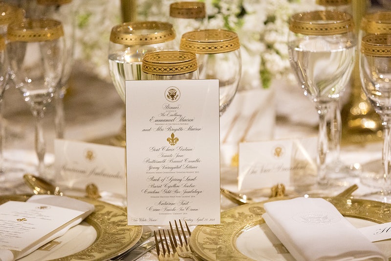 Place card at formal event
