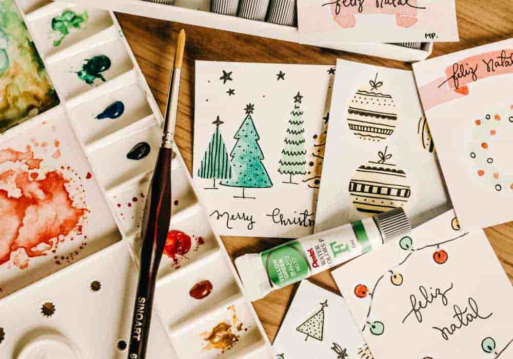 making personalized holiday cards