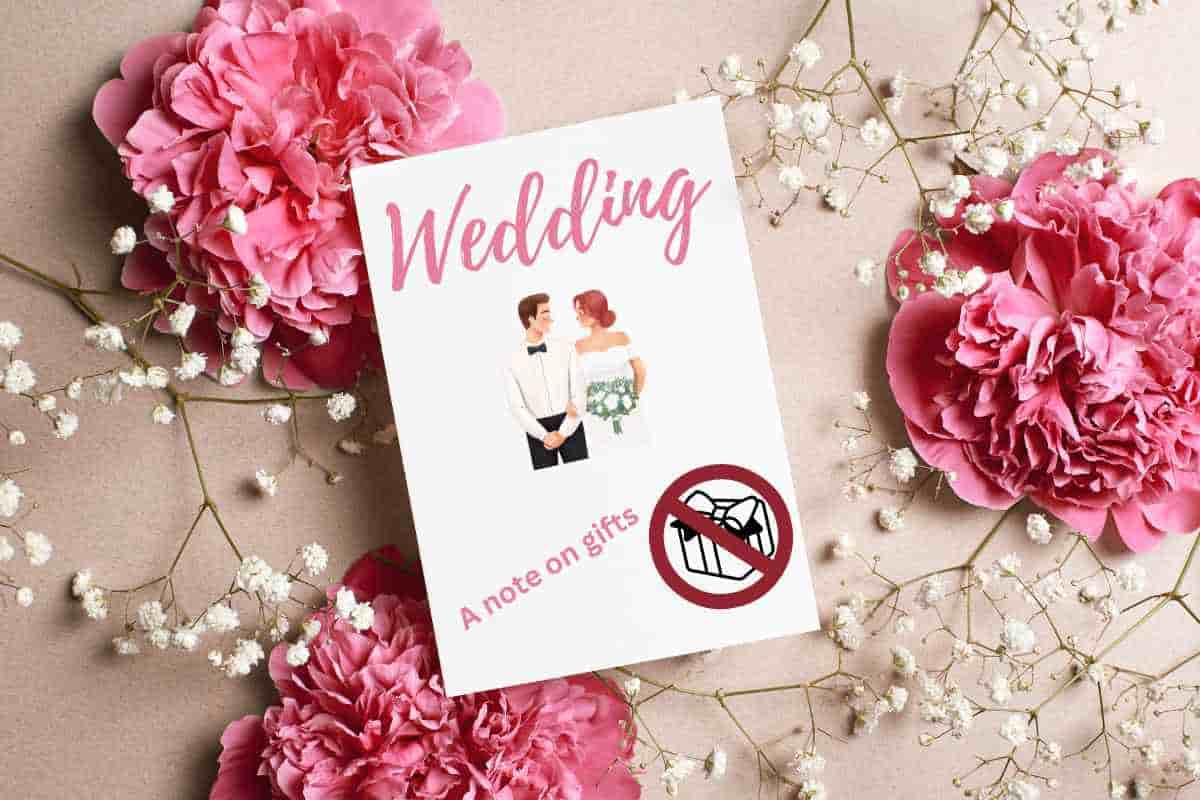 No Gift Wedding 7 Tips For Host Guests